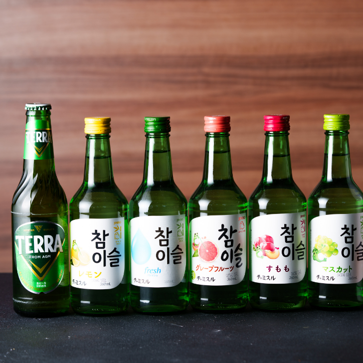 テラビールとチャミスル